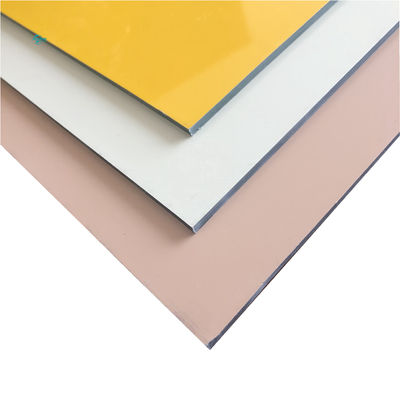ISO9001 벽 패널 Acp 패널링 외면 클래딩 내부 알루미늄 복합판 0.06mm