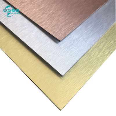 알루미늄 복합 붓 ACP 부식 저항 맑은 Acp 장 2440mm